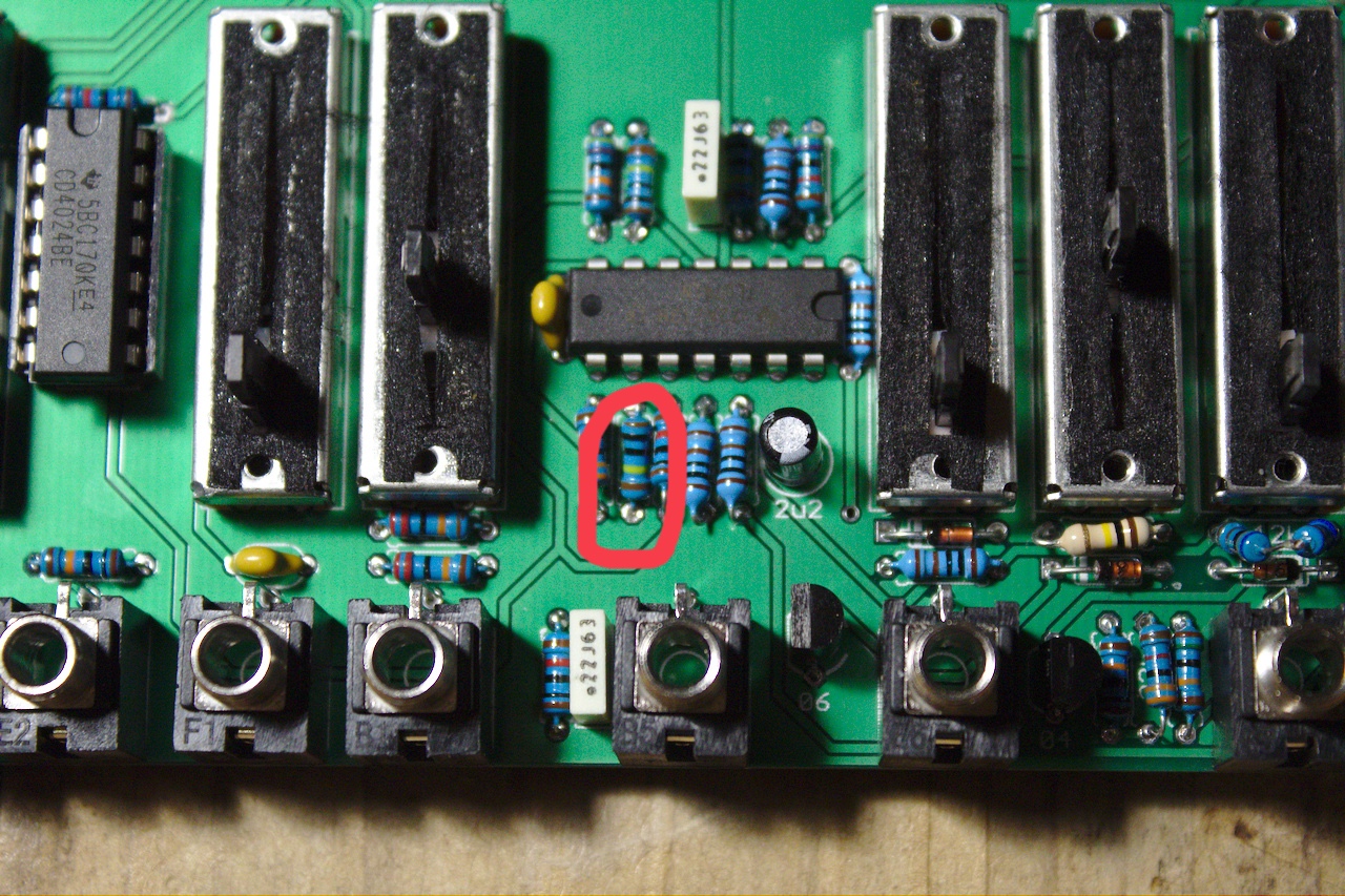 Replaced Resistor