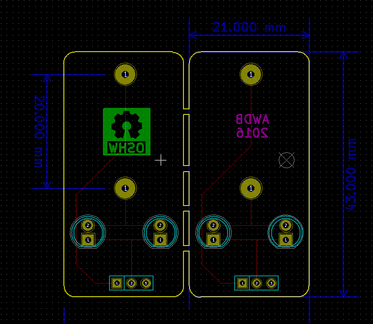 Finished KiCad view